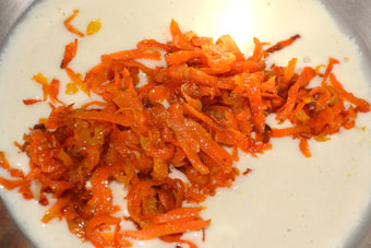 в тесто добавить морковь
